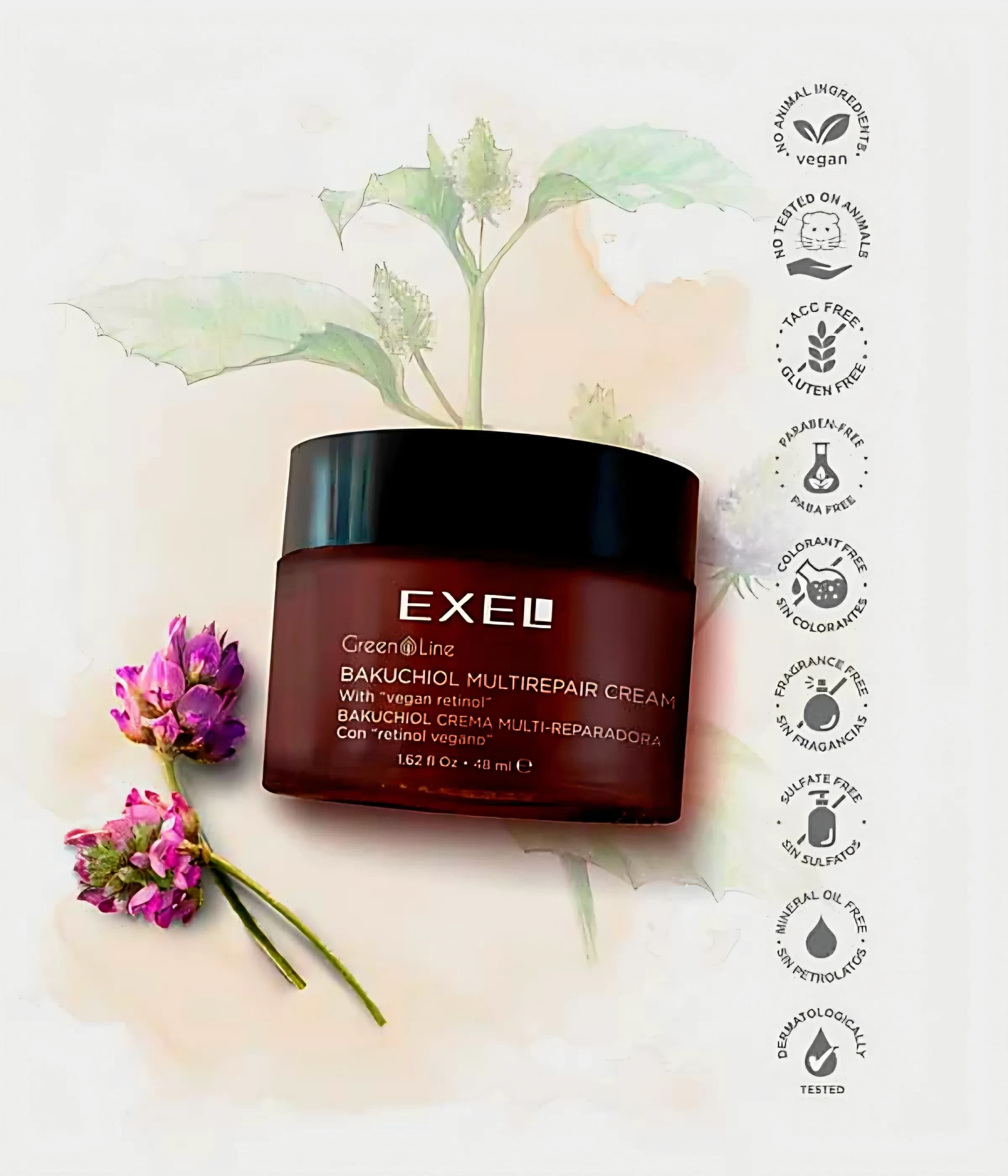 Crema renovadora Bakuchiol (Retinol Vegano)
